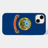 Patriottische Apple iPhone 14 Hoesje-Mate, Idaho f Case-Mate iPhone Case (Achterkant (horizontaal))