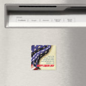 Patriottische ARBEIDSDAG Christelijk Magneet (Insitu (Vaatwasser))