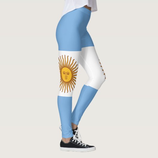 Patriottische Argentijnse vlag Leggings (Rechts)