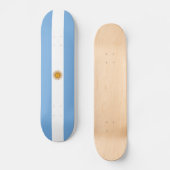 Patriottische Argentijnse vlag Skateboard (Voorkant)