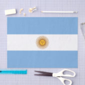 Patriottische Argentijnse vlag Tissuepapier (Craft)