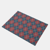Patriottische Argyle Deurmat (Schuin)