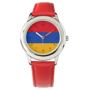 Patriottische Armeense vlag Horloge