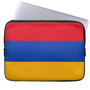 Patriottische Armeense vlag Laptop Sleeve