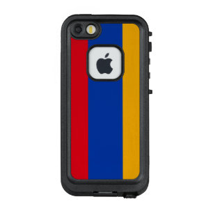 Patriottische Armeense vlag LifeProof FRÄ’ iPhone SE/5/5s Hoesje