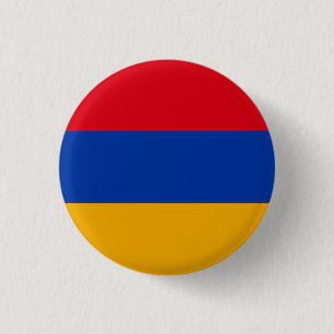 Patriottische Armeense vlag Ronde Button 3,2 Cm