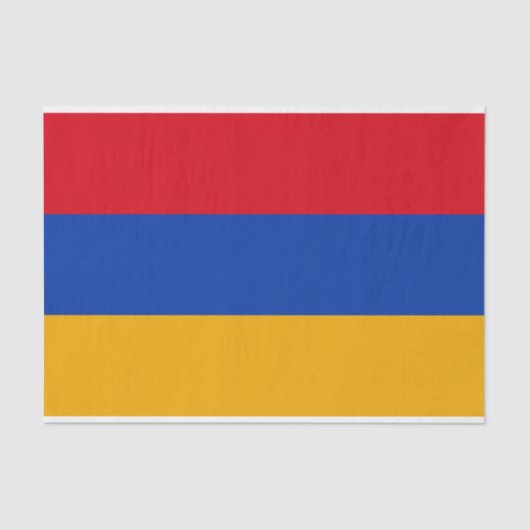 Patriottische Armeense vlag Tissuepapier (Voorkant)