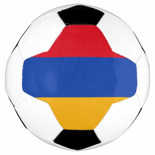 Patriottische Armeense vlag Voetbal (Voorkant)