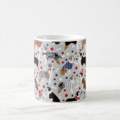 Patriottische Australian Shepherd / Aussie Dog Koffiemok (Center)