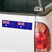 Patriottische Australische vlag Bumpersticker (Op Truck)