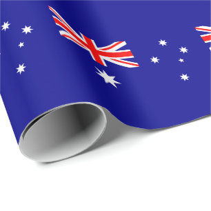 Patriottische Australische vlag Cadeaupapier