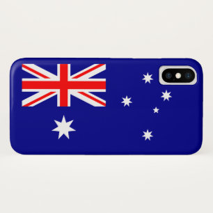 Patriottische Australische vlag iPhone X Hoesje
