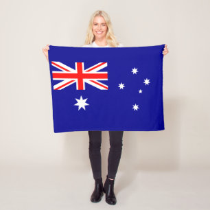 Patriottische Australische vlag Fleece Deken