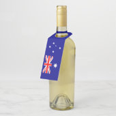 Patriottische Australische vlag Flessenhanger (Schuin)