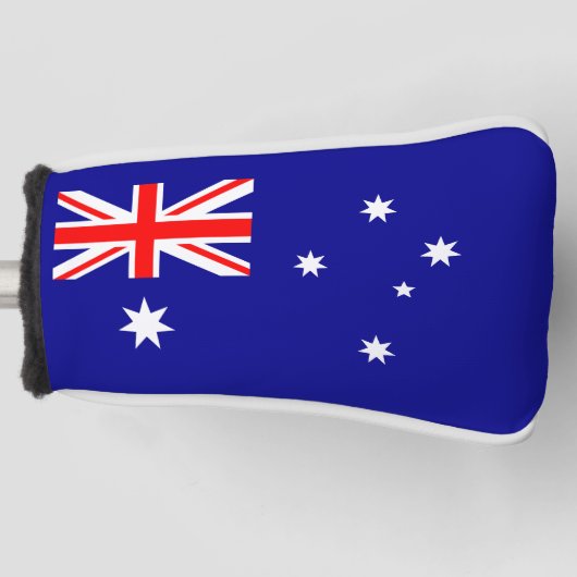Patriottische Australische vlag Golfheadcover (Voorkant)