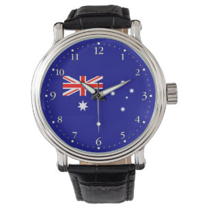 Patriottische Australische vlag Horloge