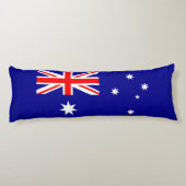 Patriottische Australische vlag Lichaamskussen (Achterkant)
