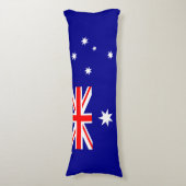 Patriottische Australische vlag Lichaamskussen (Voorkant Verticaal)