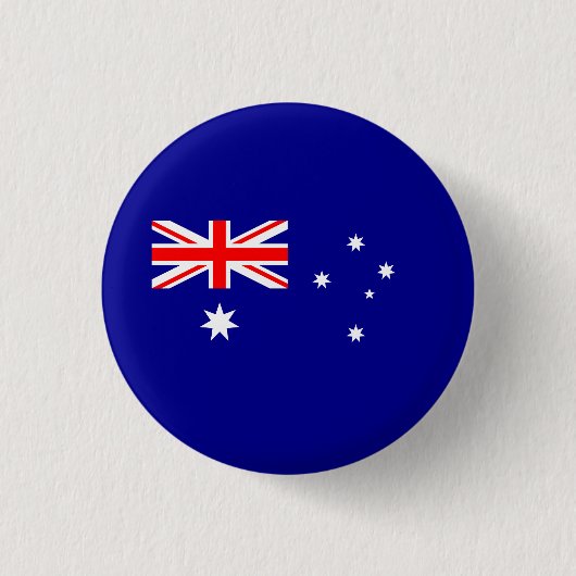 Patriottische Australische vlag Ronde Button 3,2 Cm (Voorkant)