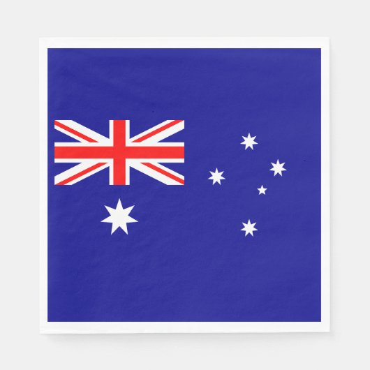 Patriottische Australische vlag Servet (Voorkant)