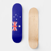 Patriottische Australische vlag Skateboard (Voorkant)