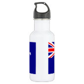 Patriottische Australische vlag Waterfles (Achterkant)