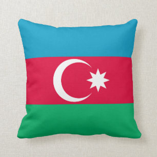 Patriottische Azerbeidzjaanse vlag Kussen