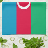 Patriottische Azerbeidzjan Flag Kitchen Towel Theedoek (Gevouwen)