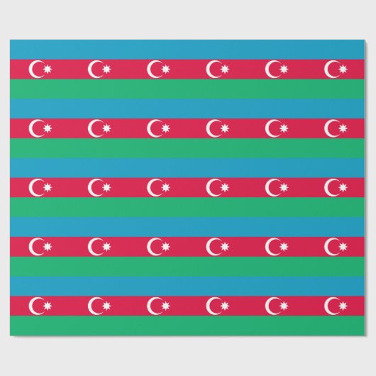 Patriottische Azerbeidzjan vlag Cadeaupapier (Vlak)