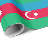 Patriottische Azerbeidzjan vlag Cadeaupapier (Rol Hoek)