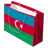 Patriottische Azerbeidzjan vlag Groot Cadeauzakje (Voorkant Gekanteld)