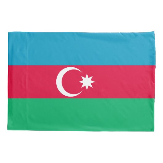 Patriottische Azerbeidzjan vlag Kussensloop (Achterkant)