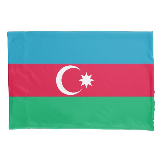 Patriottische Azerbeidzjan vlag Kussensloop (Voorkant)