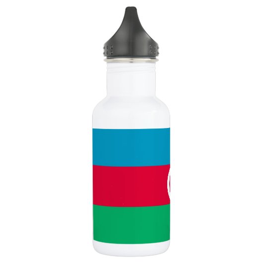 Patriottische Azerbeidzjan vlag Waterfles (Links)
