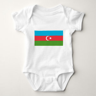 Patriottische baby bodysuit met Azerbeidzjan