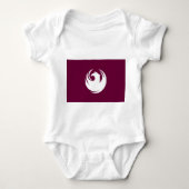 Patriottische baby bodysuit met vlag van Phoenix C (Voorkant)