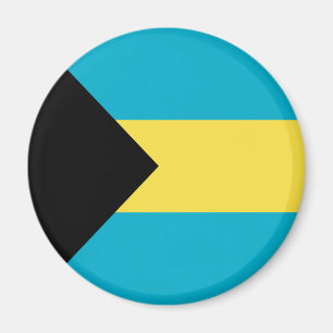Patriottische Bahamaanse vlag Magneet