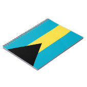 Patriottische Bahamaanse vlag Notitieboek (Linkerzijde)