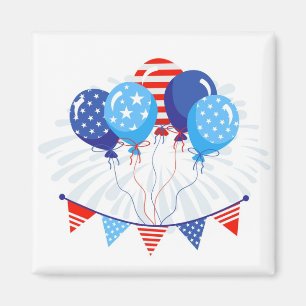 Patriottische ballonnen Magnet Magneet
