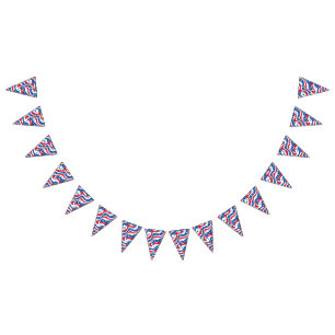 Patriottische banner vlaggen