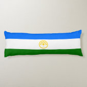 Patriottische bashkortostan vlag Pillow Lichaamskussen (Achterkant)
