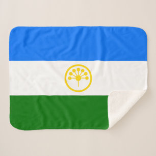 Patriottische Bashkortostan Vlag Sherpa Deken