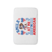 Patriottische Beagle Hond voor 4 juli Badmat (Voorkant Verticaal)