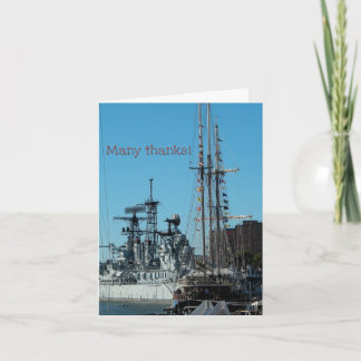 patriottische Bedankt Kaart