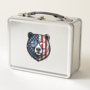 Patriottische Beer Zonnebril Vintage Vector T-shir