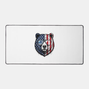 Patriottische Beer Zonnebril Vintage Vector T-shir Bureaumat
