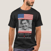 Patriottische begrafenismonument T-Shirt (Voorkant)
