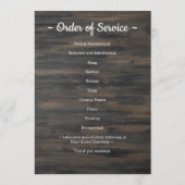 Patriottische begrafenisvolgorde van het Veteranpr Programma (Achterkant)