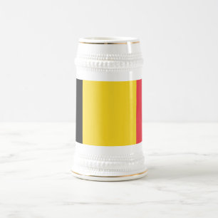 Patriottische Belgische vlag Bierpul