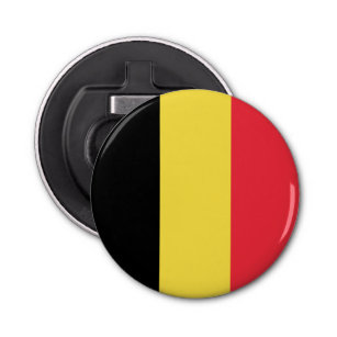 Patriottische Belgische vlag Button Flesopener